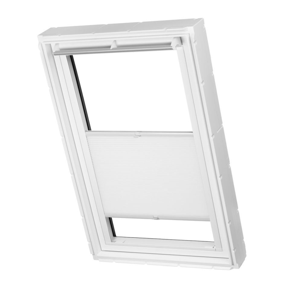 ventanara Dachfensterplissee Dachfenster passend für Velux Fenster Weiß C04 Bild 2