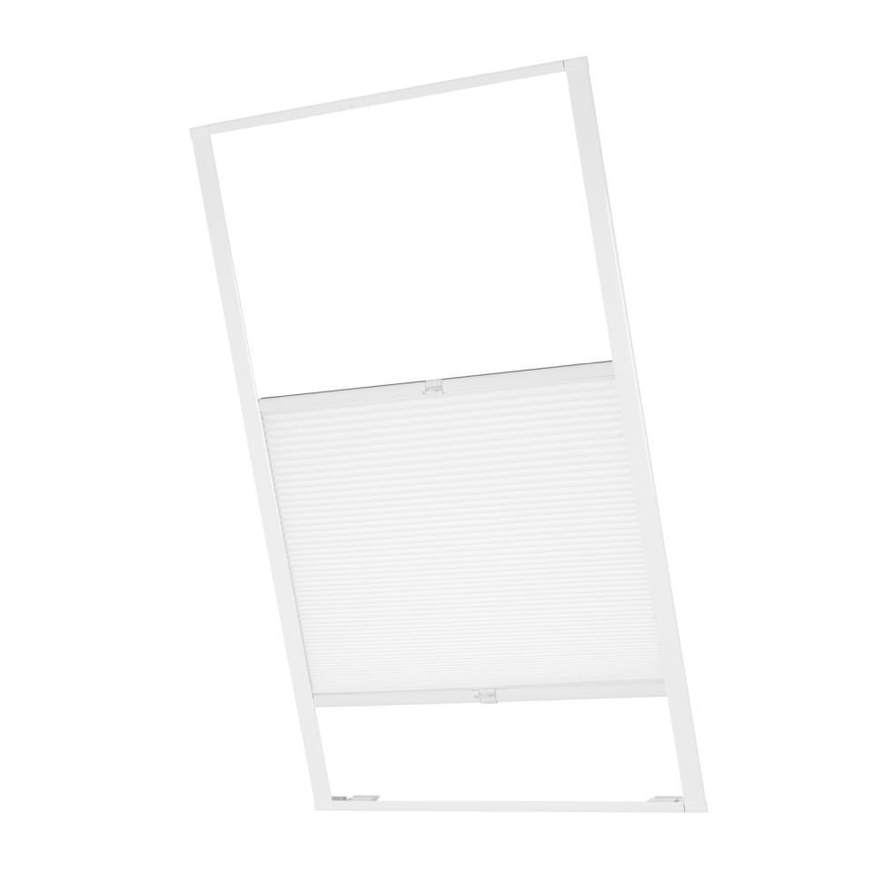 ventanara Dachfensterplissee Dachfenster passend für Velux Fenster Weiß C04 Bild 4