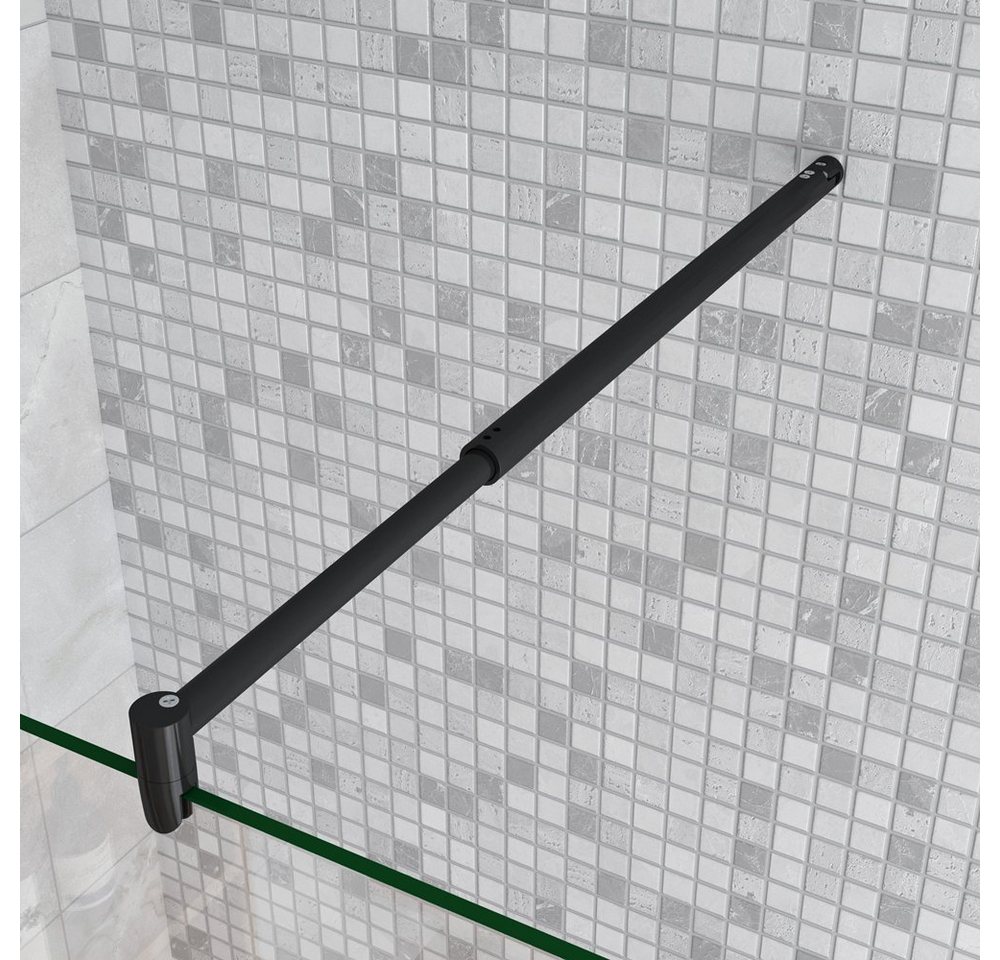 duschspa Duschwand 10mm Schwarze Duschwand Glaswand Duschtrennwand Walk in Dusche Glas, Einscheibensicherheitsglas, Sicherheitsglas, (Set), Glas Bild 3