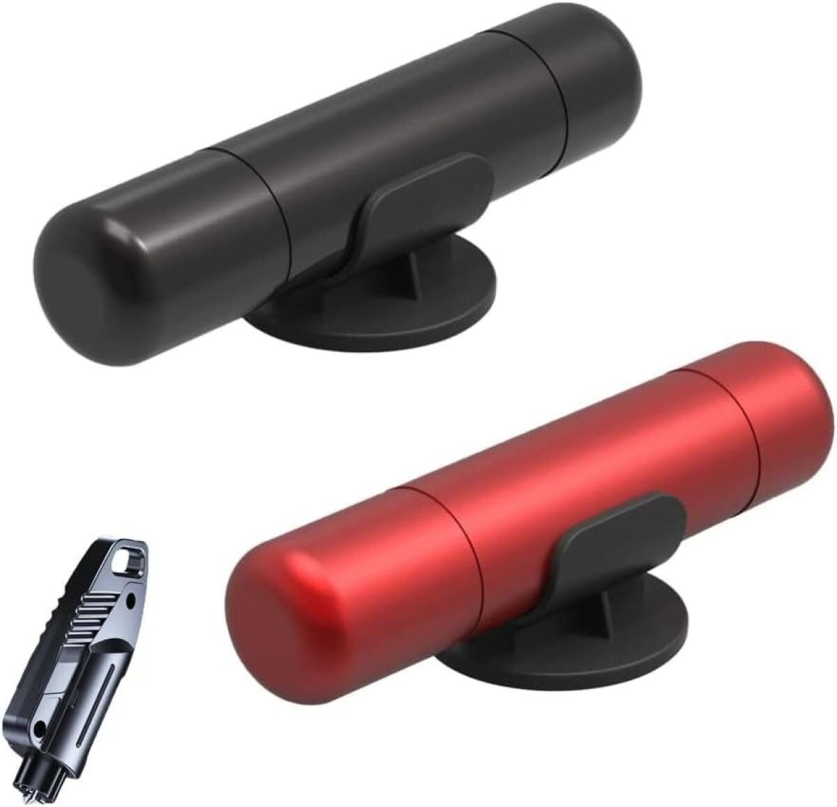 FELIXLEO Hammer Auto Sicherheitshammer 2in1 mit Gurtschneider Notfall Werkzeug (4-St) Bild 2