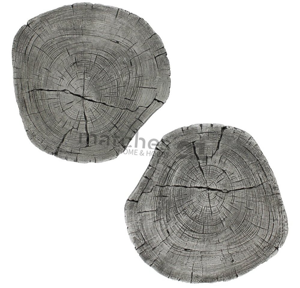 matches21 HOME & HOBBY Gartenfigur 4 Paar Beton Tritt-Steine Ø 30 cm, (8 St), Widerstandsfähig Bild 2