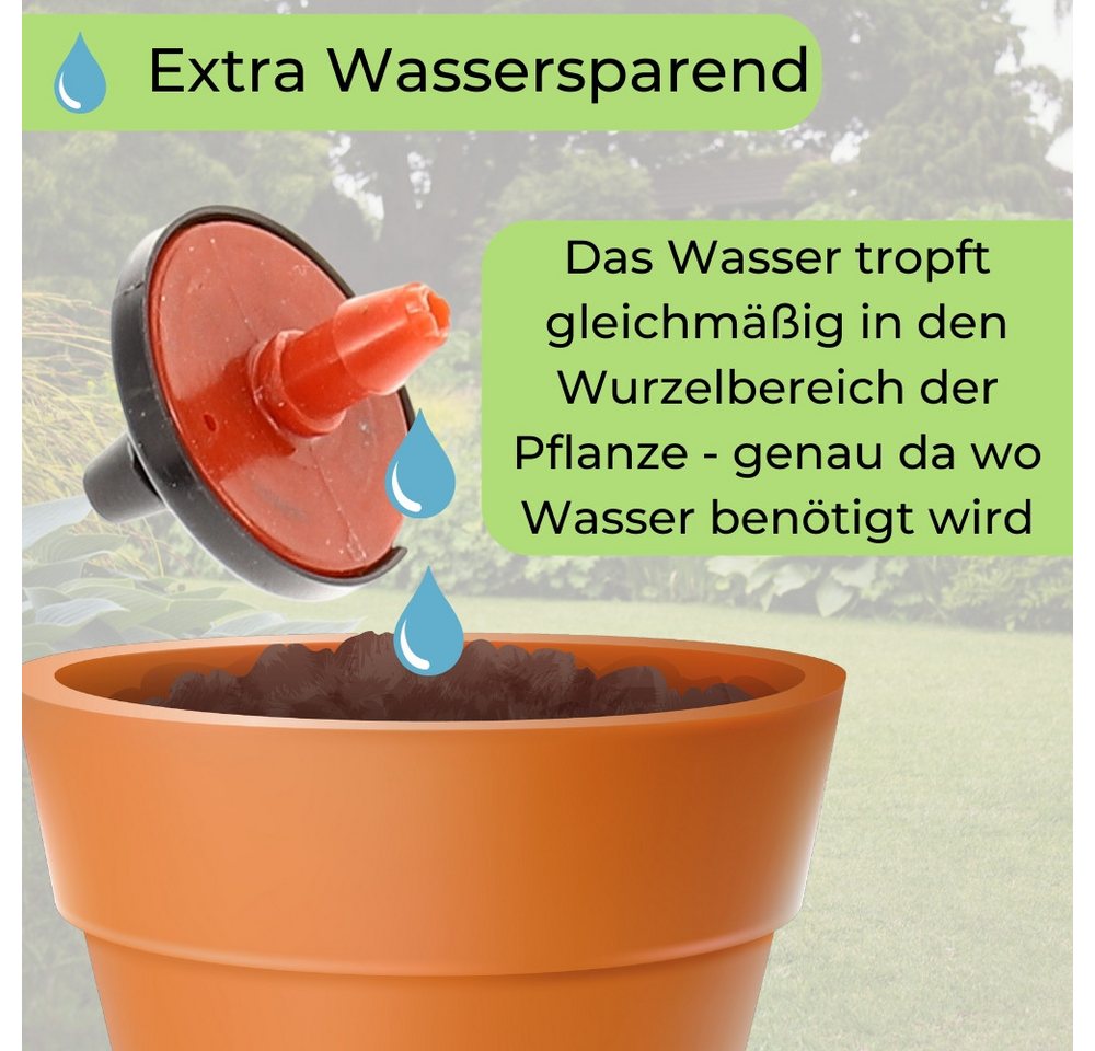 GarPet Bewässerungssystem 3er Set 15 m Bewässerung Garten Tropfbewässerung Tropfschlauch Set Bild 5
