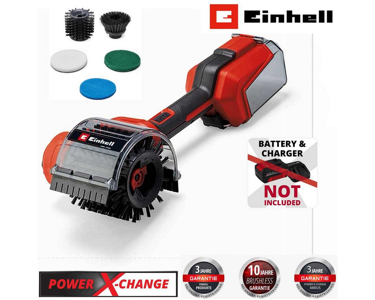 Einhell Akku-Oberflächenbürste Akku-Oberflächenbürste PICOBELLA 18/90 - 18V Power X-Change + Zubehör Bild 3