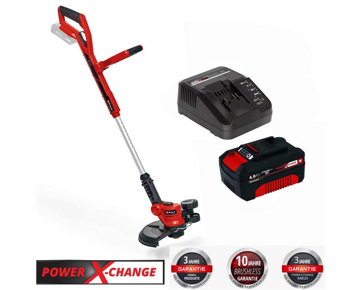 Einhell Akku-Rasentrimmer Einhell Rasentrimmer GE-CT 18/30 Akku 4.0 Ah 18V Ø 30 mm, Fadentrimmer Bild 3
