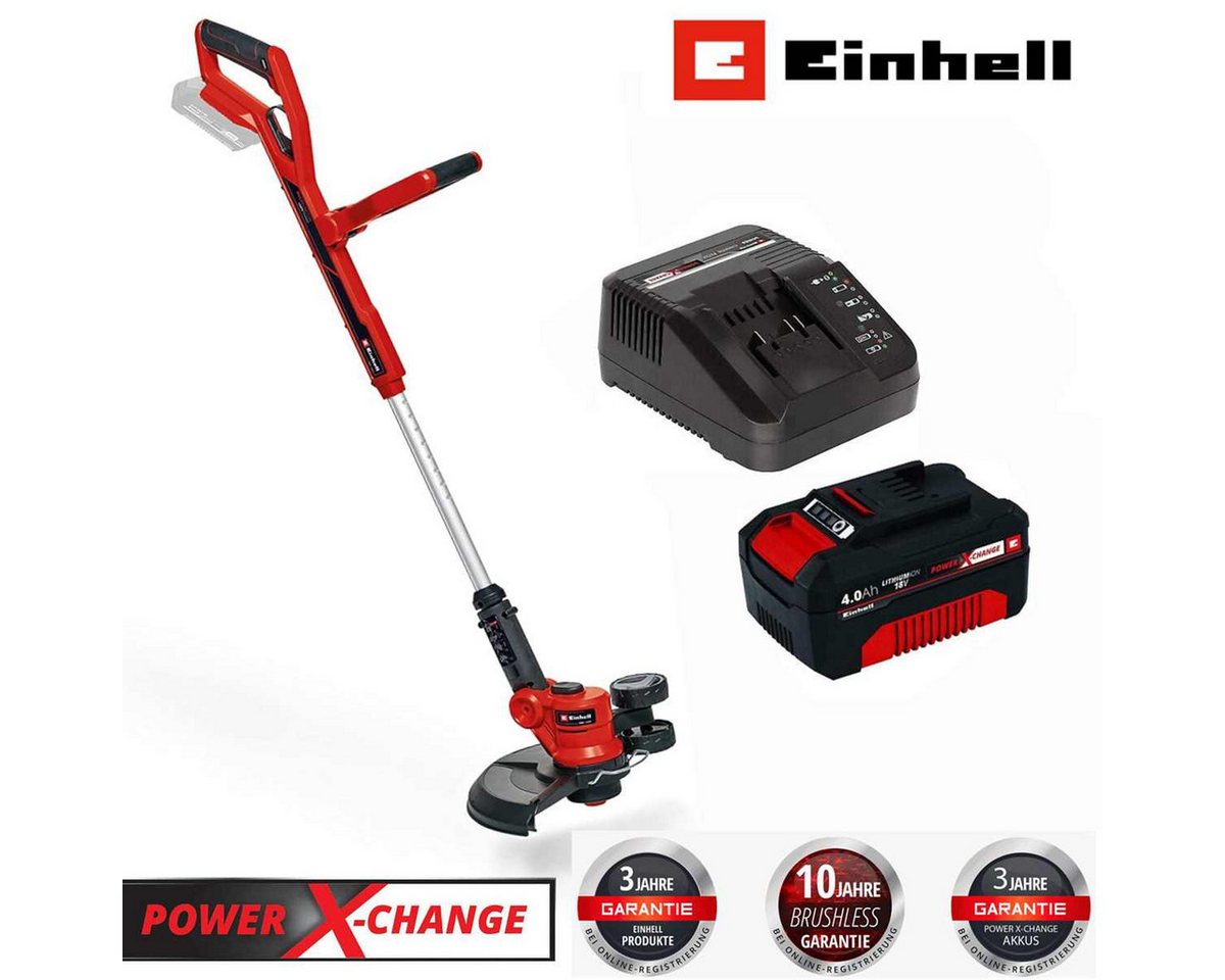 Einhell Akku-Rasentrimmer Einhell Rasentrimmer GE-CT 18/30 Akku 4.0 Ah 18V Ø 30 mm, Fadentrimmer Bild 5