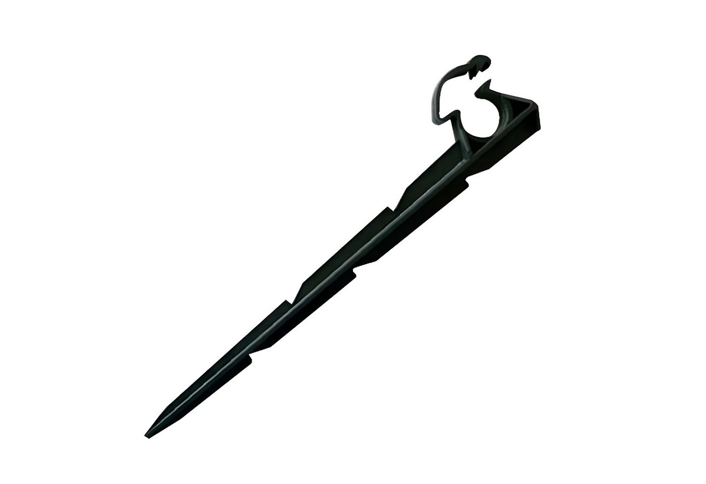 Uzman Bodenanker Erdanker Bodenaker Erdhaken mit Verschluss für Schläuche Ø16mm, (15-St), Klickverschluss