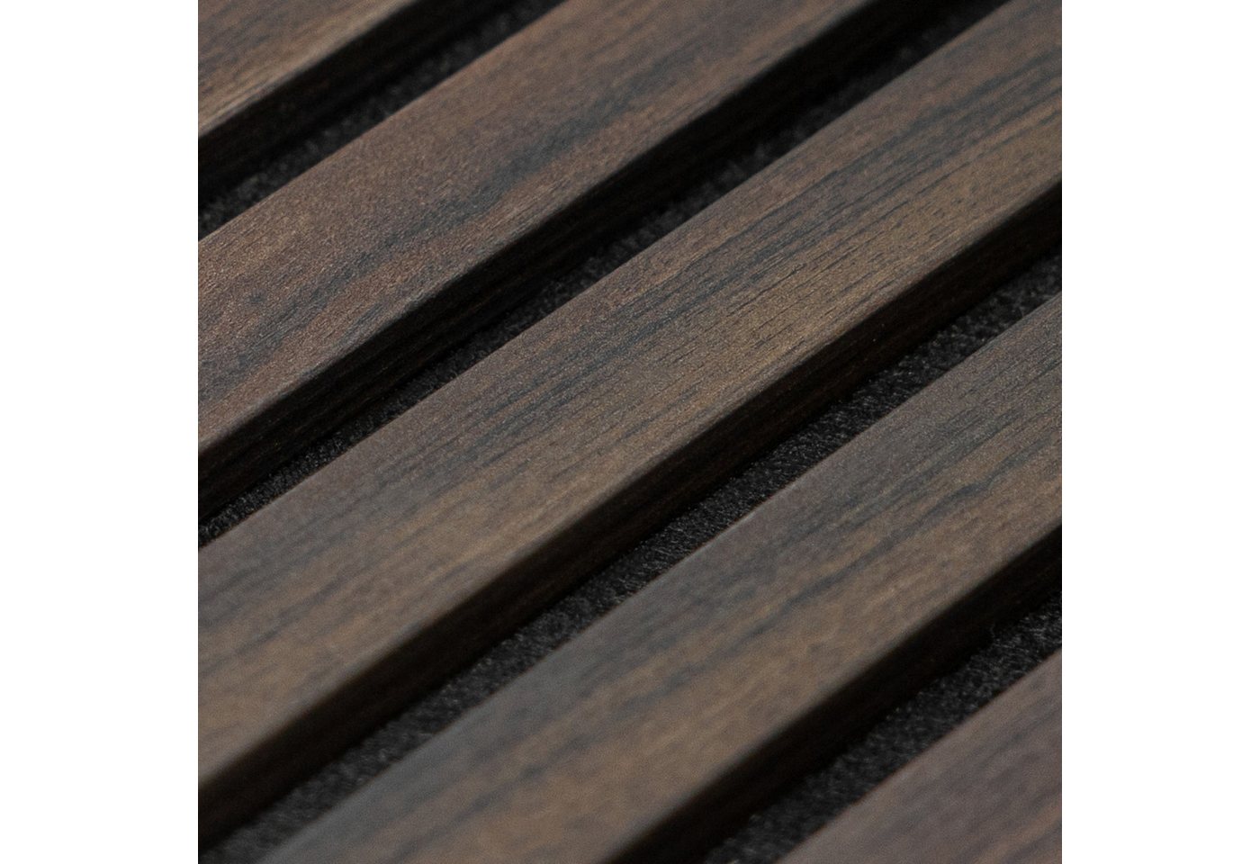 MTP Online-Shop GmbH Wandpaneel, Eiche Schokobraun - 240x60cm, Schallabsorption & modernes Design, BxL: 60x240 cm, 1,44 qm Bild 3