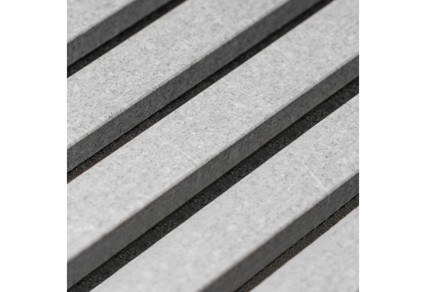 MTP Online-Shop GmbH Wandpaneel, Beton - 240x60cm, Schallabsorption & modernes Design, BxL: 60x240 cm, 1,44 qm