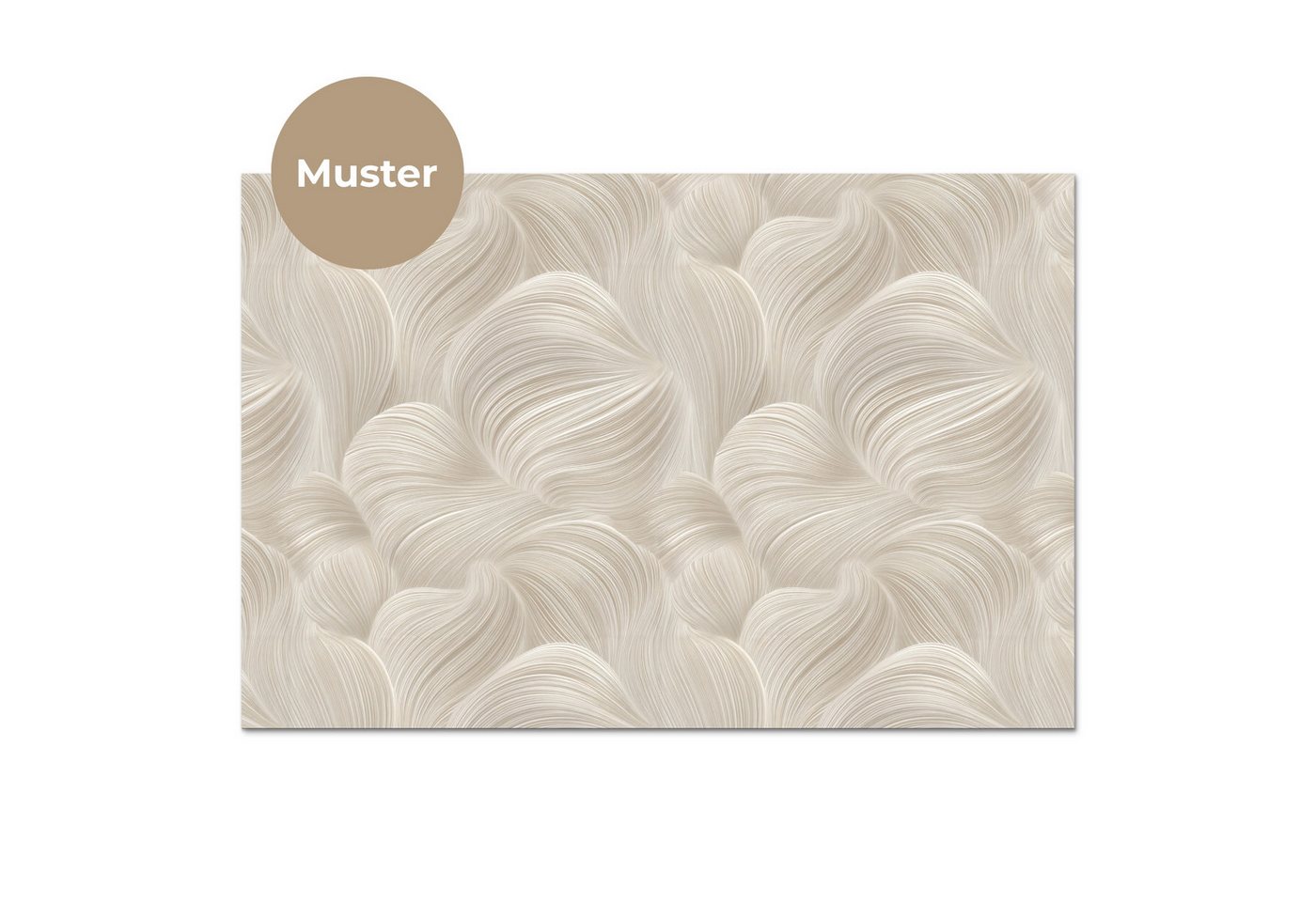 KitchenYeah Küchenrückwand Muster selbstklebend (keine Folie) Lines - Ventilator - Beige, (1-tlg), Spritzschutz, Küche, Rückwand, Küchenwand, Küchenfront, 30x20 cm