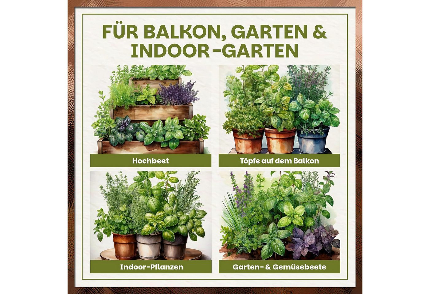 GREEN HOME LOVE NATURE Anzucht- und Kräutererde Anzucht- & Kräutererde, Aussaaterde für Gemüse, Kräuter & Tomaten 18 L, 36 L, 72 L, Langzeitdünger, Perlit, Kokosfasern, pH 5,8, lockere Struktur Bild 2