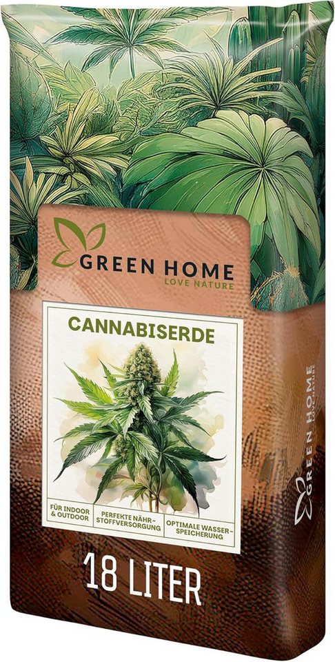 GREEN HOME LOVE NATURE Spezialerde Hanferde All Mix für Wachstum, Blüte & Autoflower 18 L, 36 L, 72 L, All-Mix, Autoflower, Perlite, Kokosfaser, pH 5,10 Bild 3