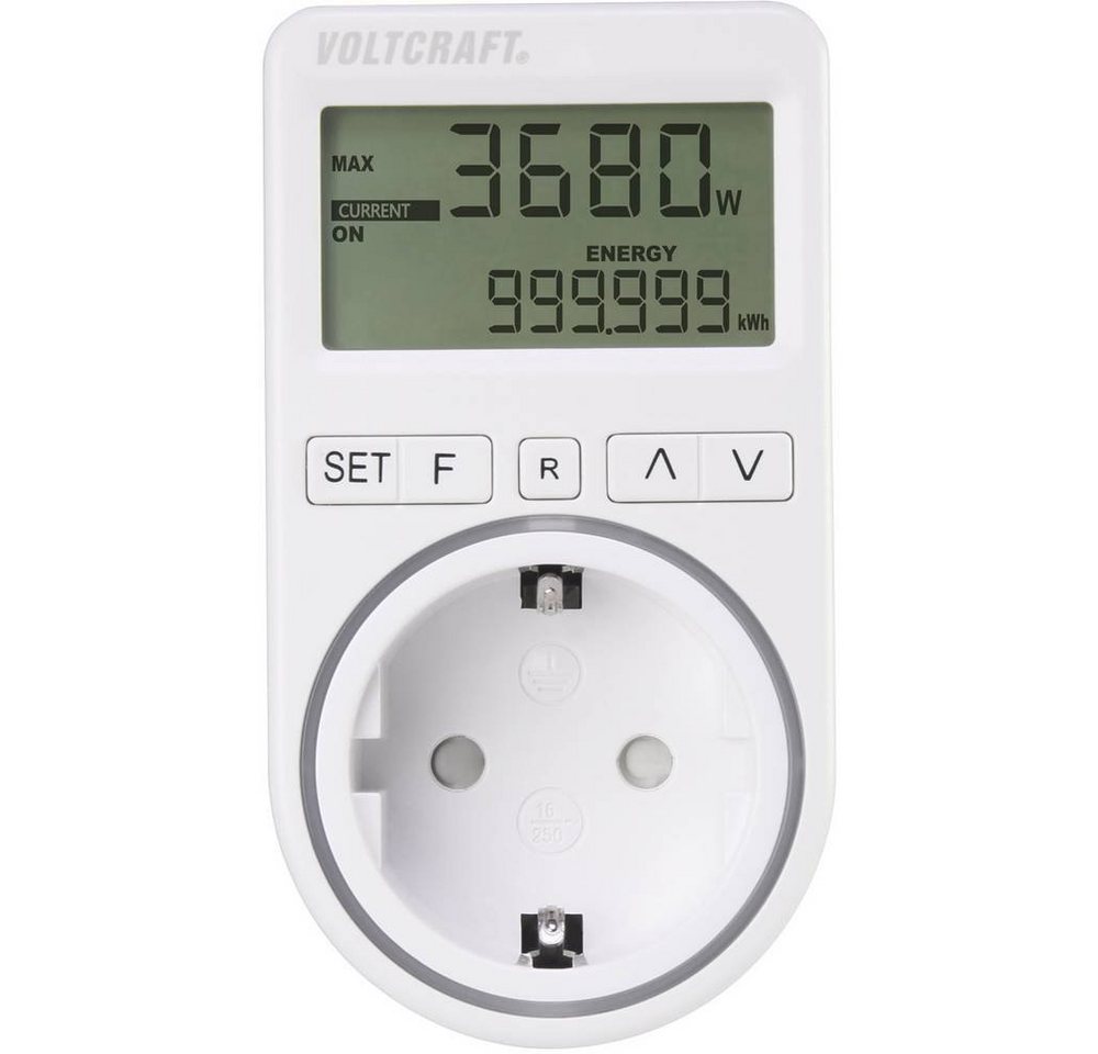 VOLTCRAFT Energiekostenmessgerät Energiekostenmessgerät VC-8235895, Kostenprognose, Alarmfunktion, Stromtarif einstellbar Bild 3
