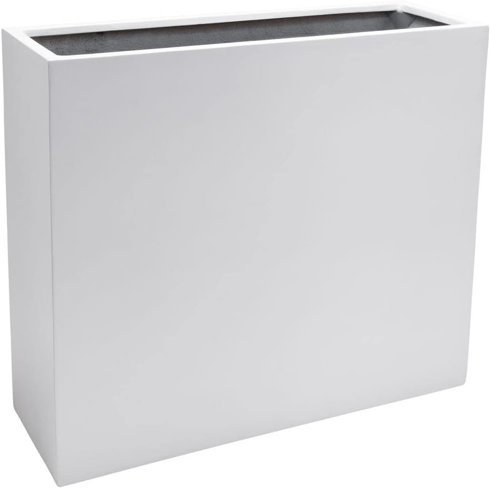 VIVANNO Pflanzkübel Fiberglas ELEMENTO Kasten - Weiß Matt (1 St), 88x30x75 cm Bild 3