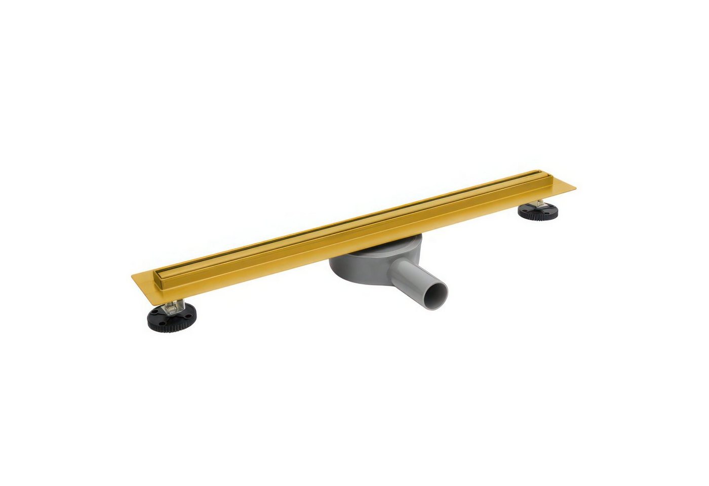 KOLMAN Duschrinne Slim & Low Proline Edelstahl Flach Bodenablauf 60 cm,Komplettset, in Gold Bild 3