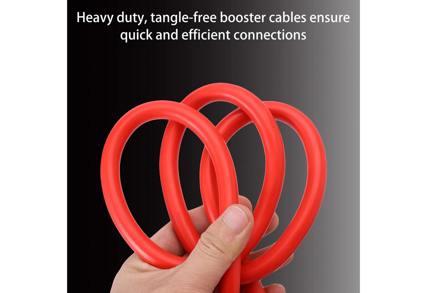 Youyijia Multitool Starthilfekabel 6M 3000Amp Überbrückungskabel Tragbarer Autobatterie Bild 2