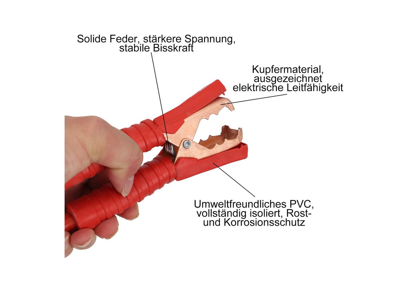 Youyijia Multitool Starthilfekabel 6M 3000Amp Überbrückungskabel Tragbarer Autobatterie Bild 5