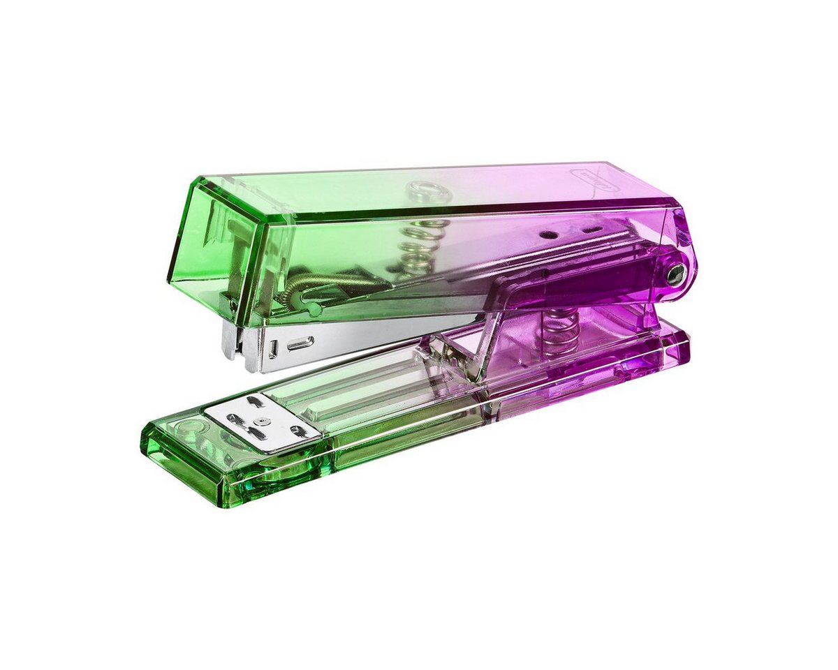 Idena Heftgerät Idena Heftgerät Bicolor Acryl für Klammern 24/6 bis zu 20 Blätter Bild 2