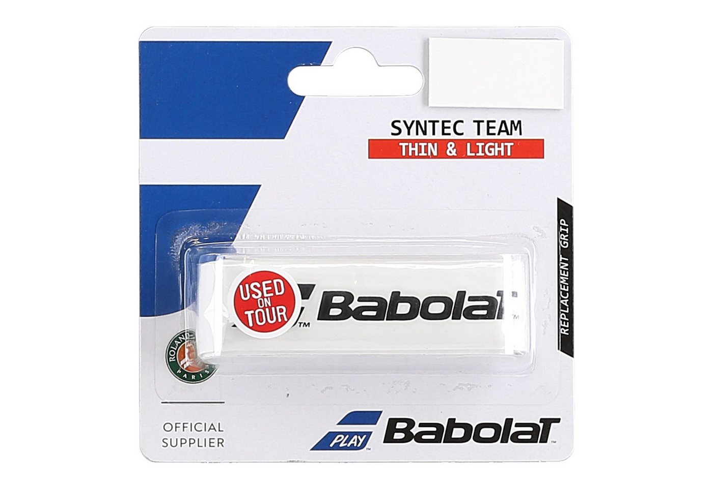 Babolat Griffband Basisband Syntec Team 1.5mm weiss - 1 Stück Bild 2