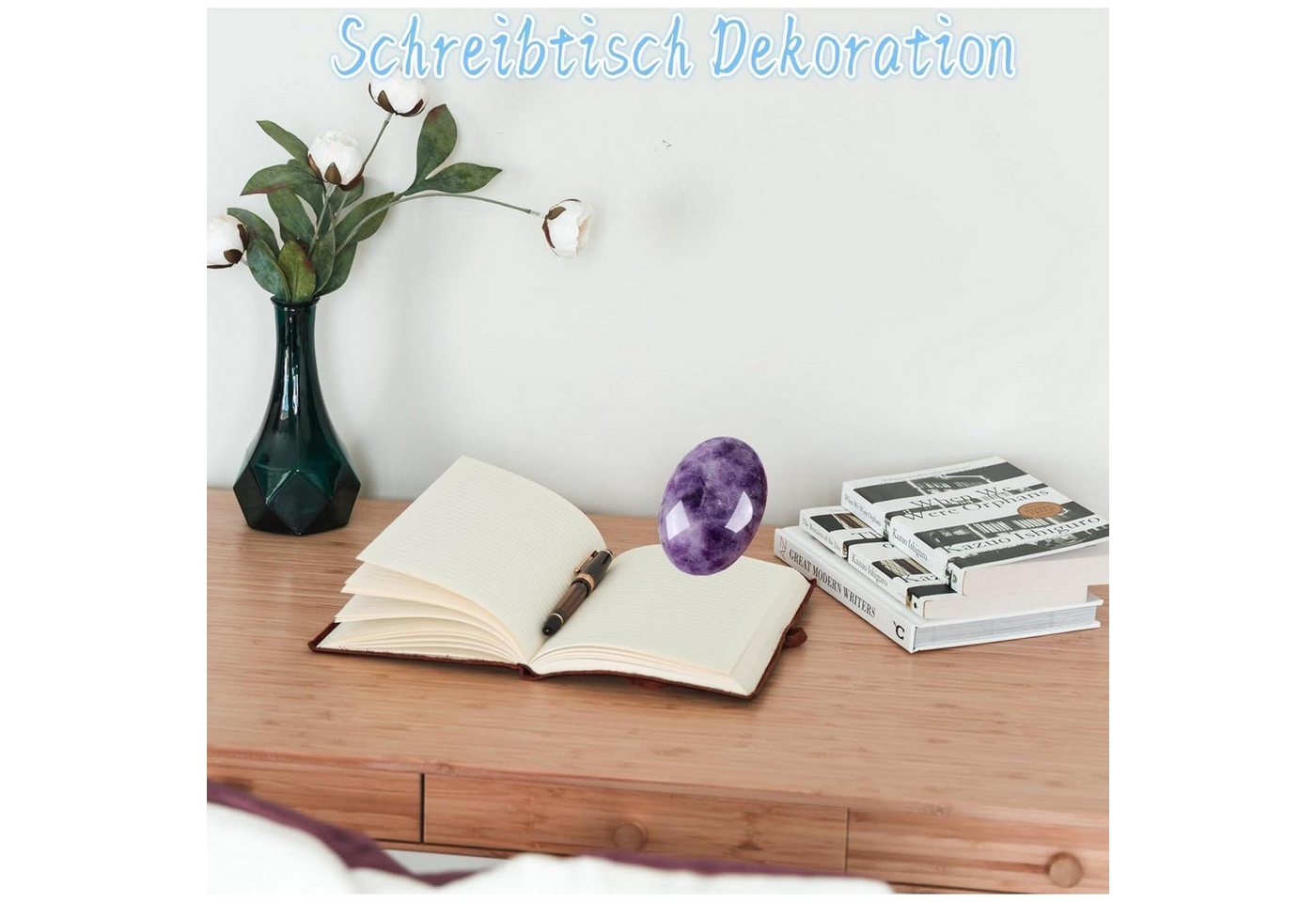 LuxusKollektion Stein Amethyst Handschmeichler Kristall Sorgenstein Reiki A amethyst Bild 3