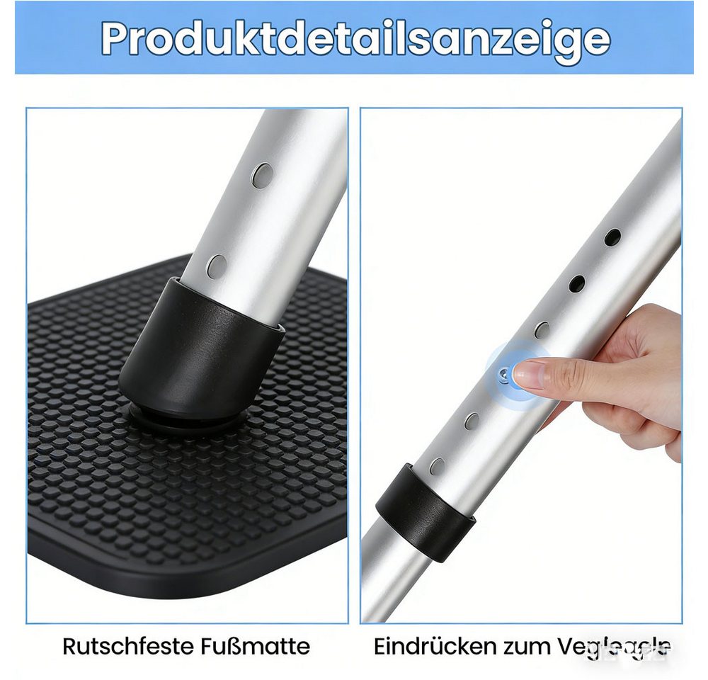 GarveeMore WC-Aufstehhilfe Erhobener Toilettensitz Verstellbarer Erhobener Toilettensitz Bild 3