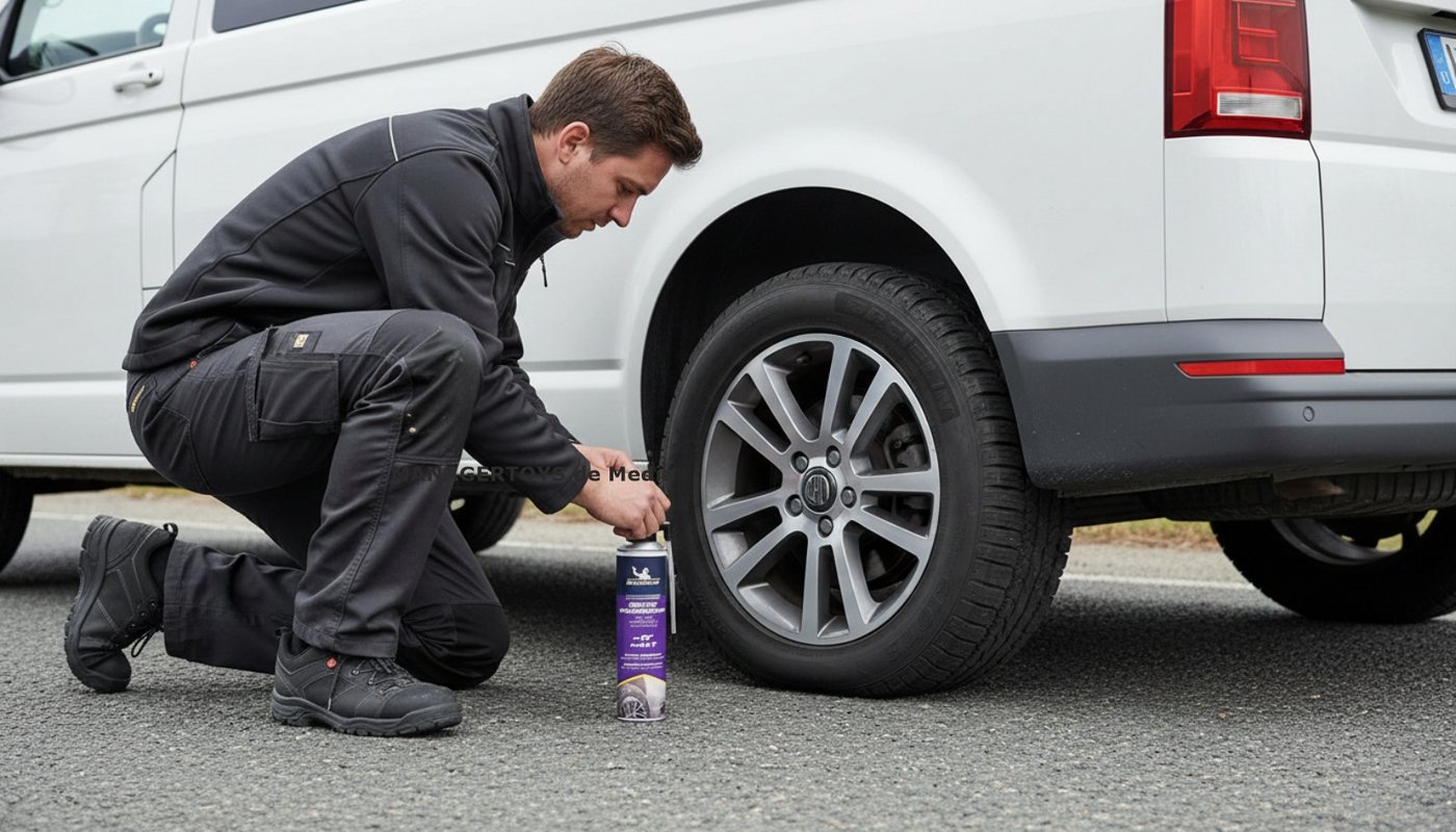 Michelin Reifen-Reparaturset SUV 4x4 ab 19 zoll und mehr Reifenpannenspray Dose 750 ml Reifendicht