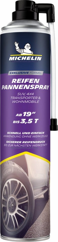 Michelin Reifen-Reparaturset SUV 4x4 ab 19 zoll und mehr Reifenpannenspray Dose 750 ml Reifendicht Bild 2
