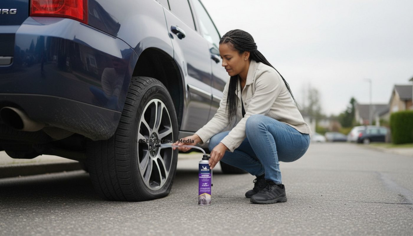 Michelin Reifen-Reparaturset SUV 4x4 ab 19 zoll und mehr Reifenpannenspray Dose 750 ml Reifendicht Bild 3