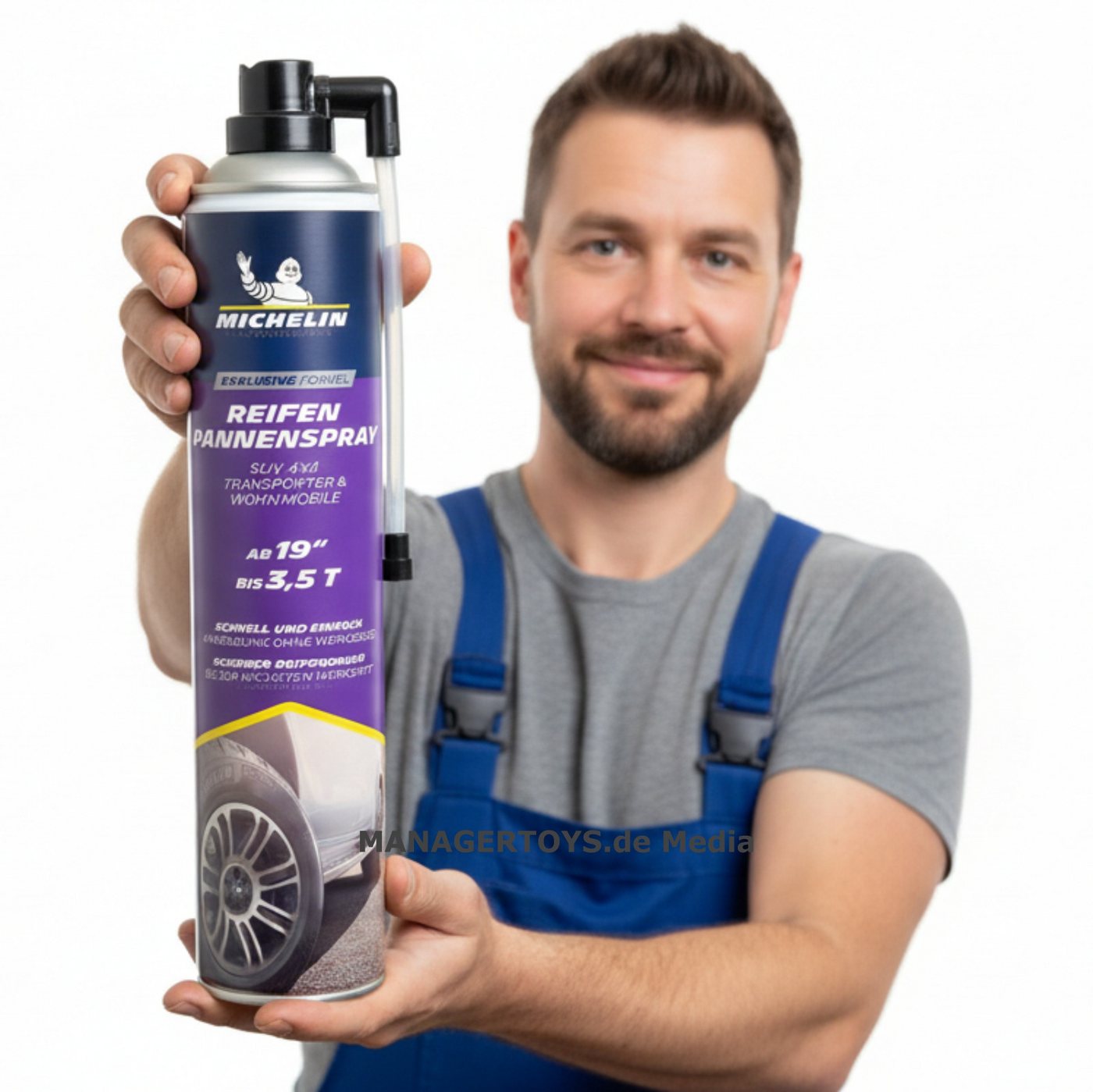 Michelin Reifen-Reparaturset SUV 4x4 ab 19 zoll und mehr Reifenpannenspray Dose 750 ml Reifendicht Bild 4