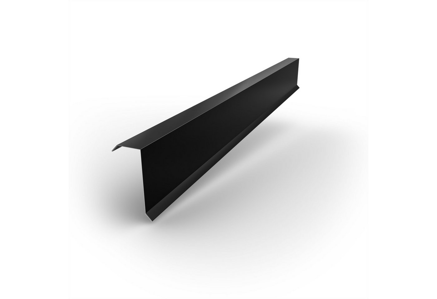 BRAVO Glattblech, Ortgangblech 1 m für Trapezblech – gerader Kantenwinkel 0,5 mm Bild 3