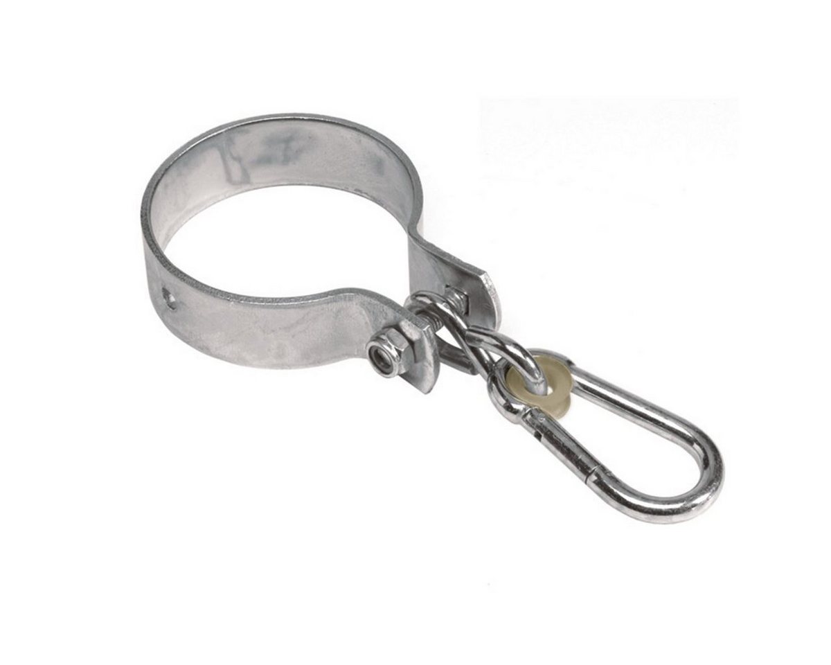Gartenwelt Riegelsberger Schaukelhaken Premium Schaukelschelle mit Karabiner für Rundholz 10cm