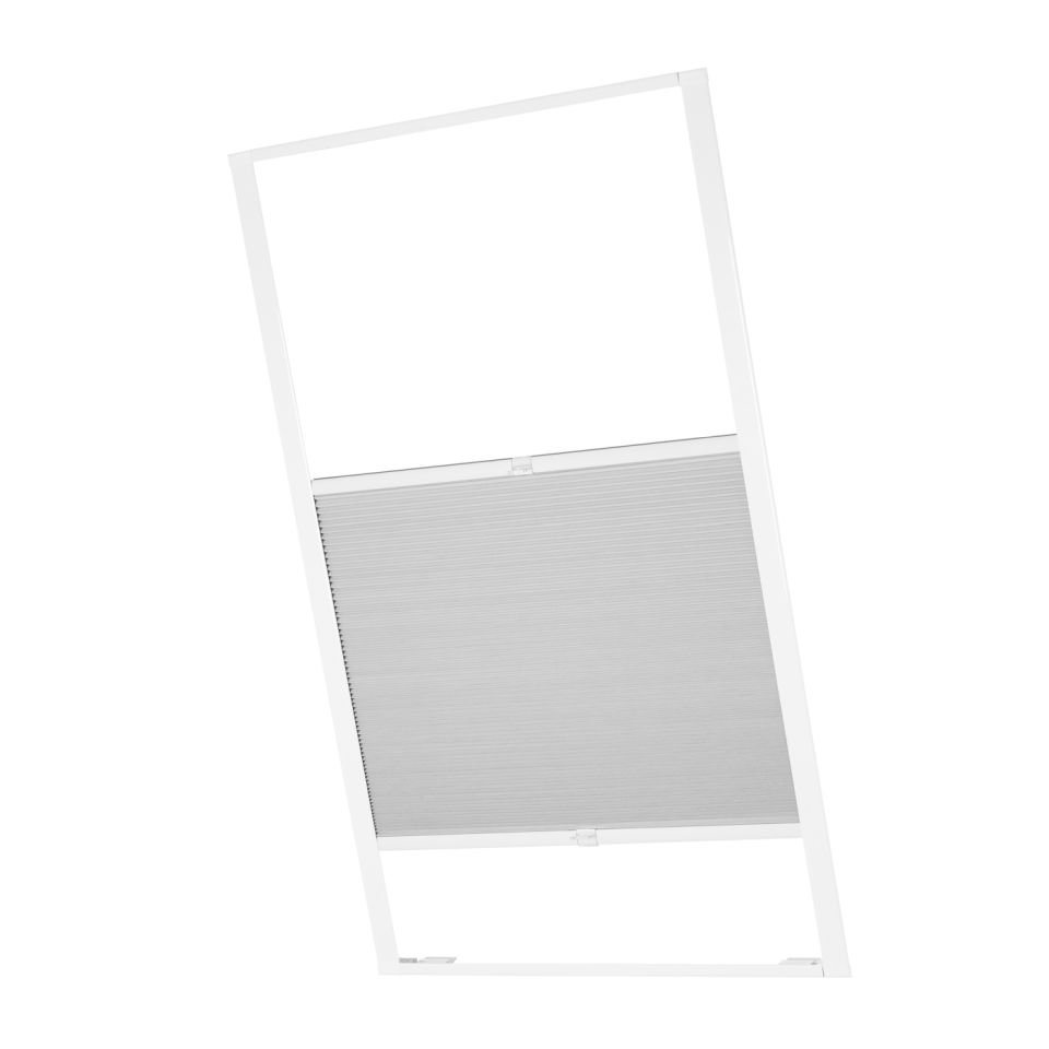 ventanara Dachfensterplissee Dachfenster passend für Velux Fenster Grau Verdunkelung MK08 Bild 3