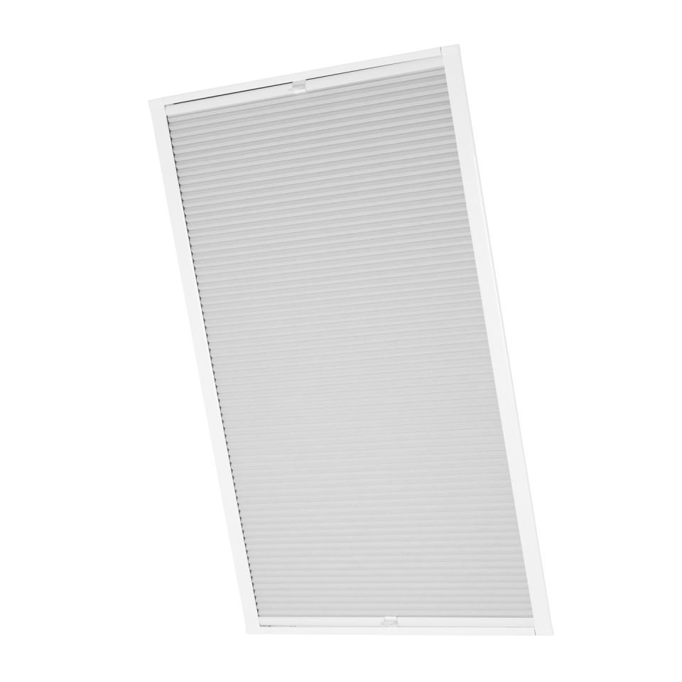 ventanara Dachfensterplissee Dachfenster passend für Velux Fenster Grau Verdunkelung MK08 Bild 4