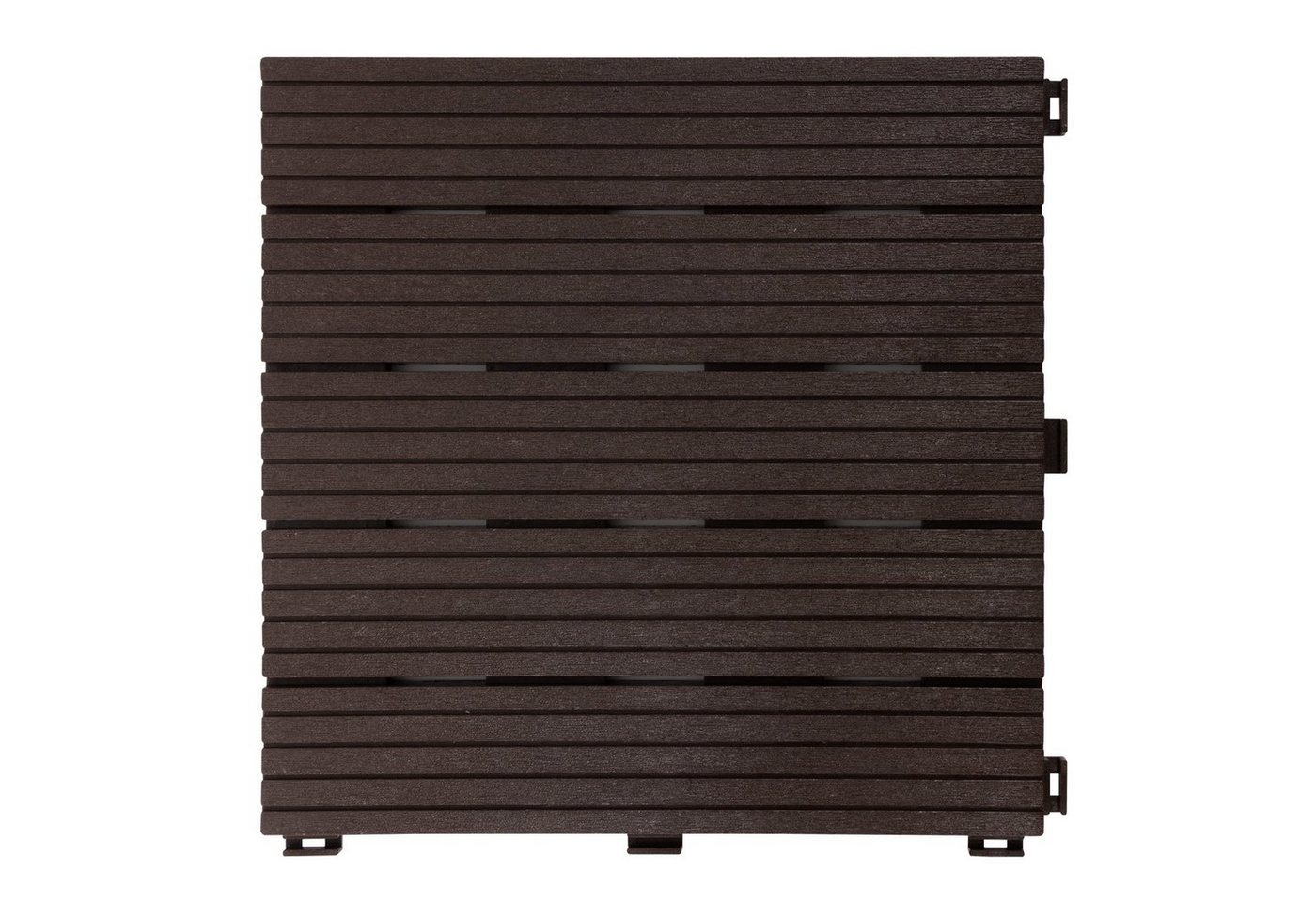 Karat Terrassendielen Claire, Terrassenfliesen 30x30cm, Kunststoff wetterfest, Klickfliesen, 2 m², BxL: je 30x30 cm, (Spar-Set, 22-St), Balkonbodenbelag für Außenbereich, Steckfliesen für Balkon Bild 5