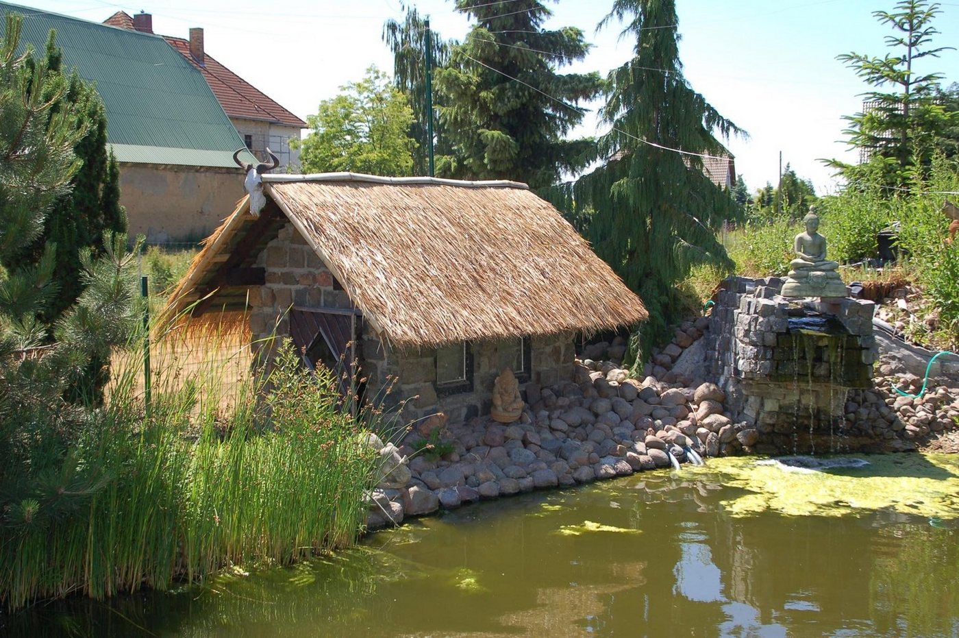Thaiboo Dachschindeln Palmdach Palmschindel, 100% Nachhaltiges Naturmaterial, Wetterfest, (10-St)