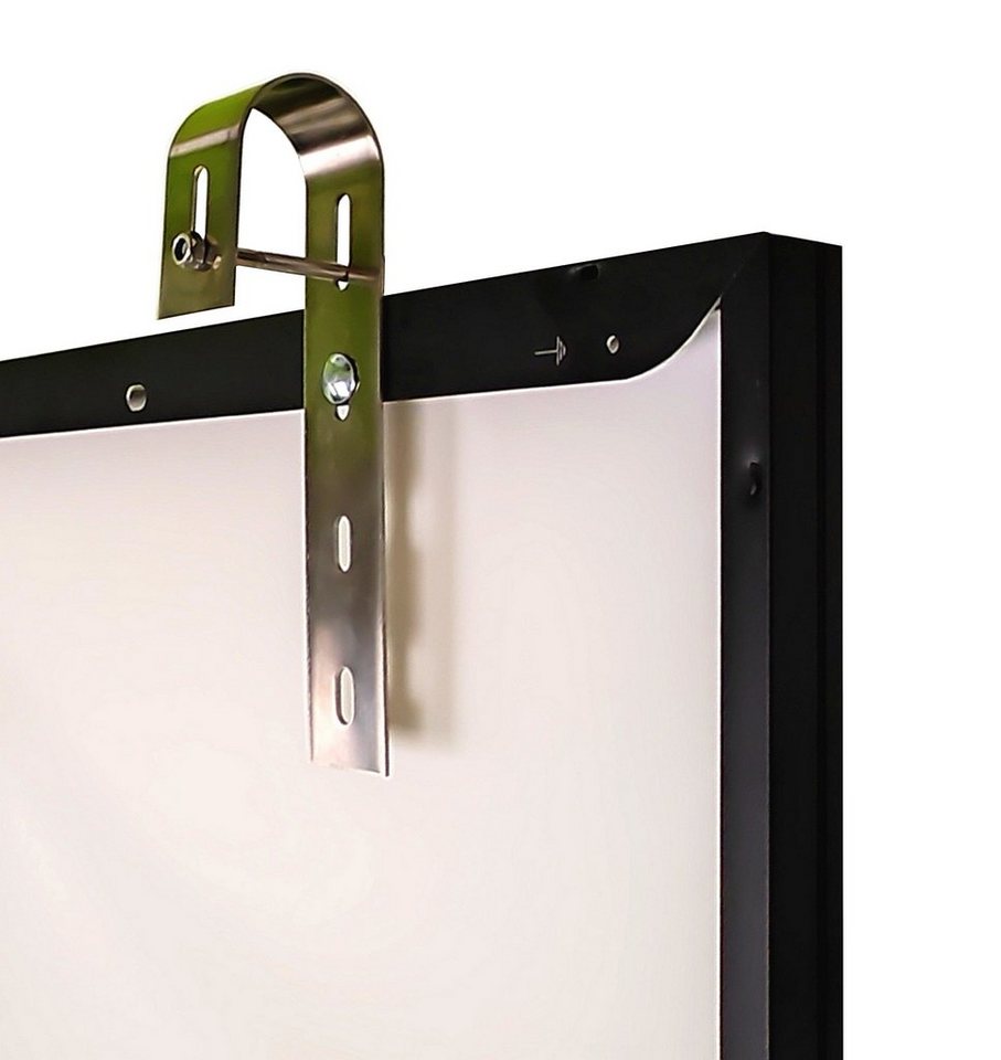 TRANGO Solarmodul-Halterung, (1er Pack ST-0200R Rund Solarmodul Edelstahl Haken, Balkonkraftwerk Halterung für Runde Balkongelände – Universal Solarmodul Haken, Solarpanel Befestigung, Balkon Befestigung in Rund für Geländer bis 50mm Ø, 1-tlg) Bild 2