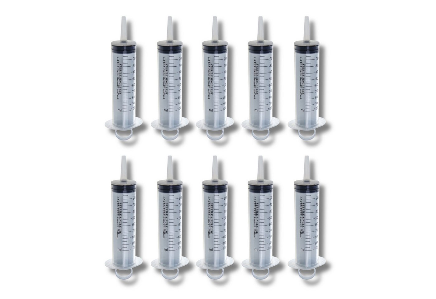 Romed Einwegspritze Wund- & Blasenspritze, 100 ml, steril verpackt, (10-St) Bild 2