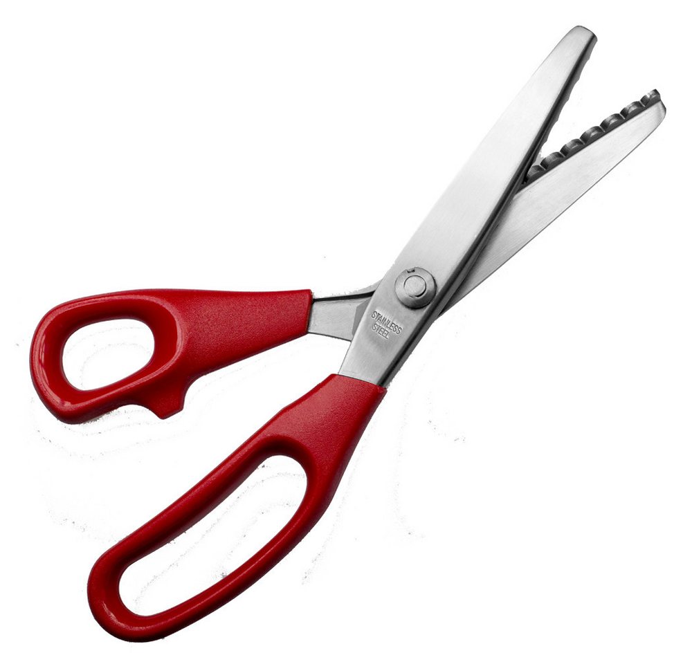May Stoffscheren Professionelle Zackenschere für Stoff - Zick-Zack Schere - Stoffschere Bild 4