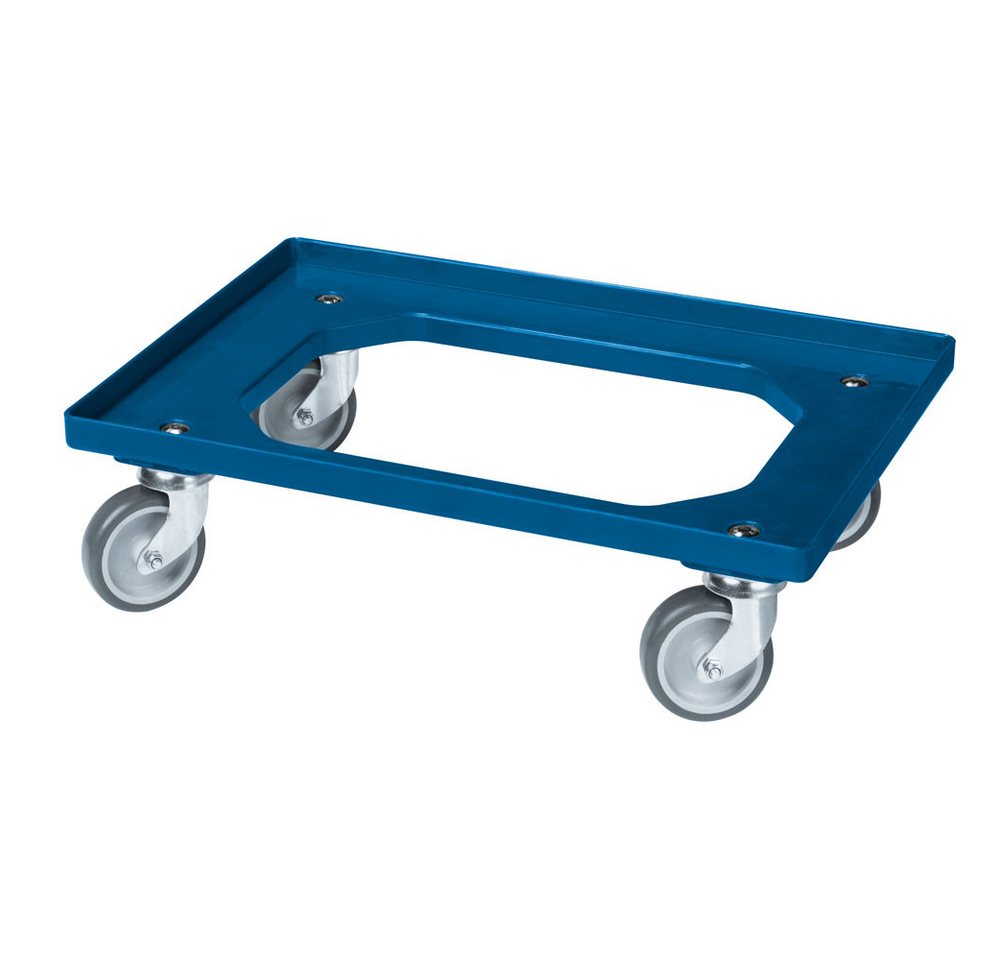 Logiplast Transportroller Transportroller – 4 Lenkrollen, passend für Eurobehälter 600×400 mm
