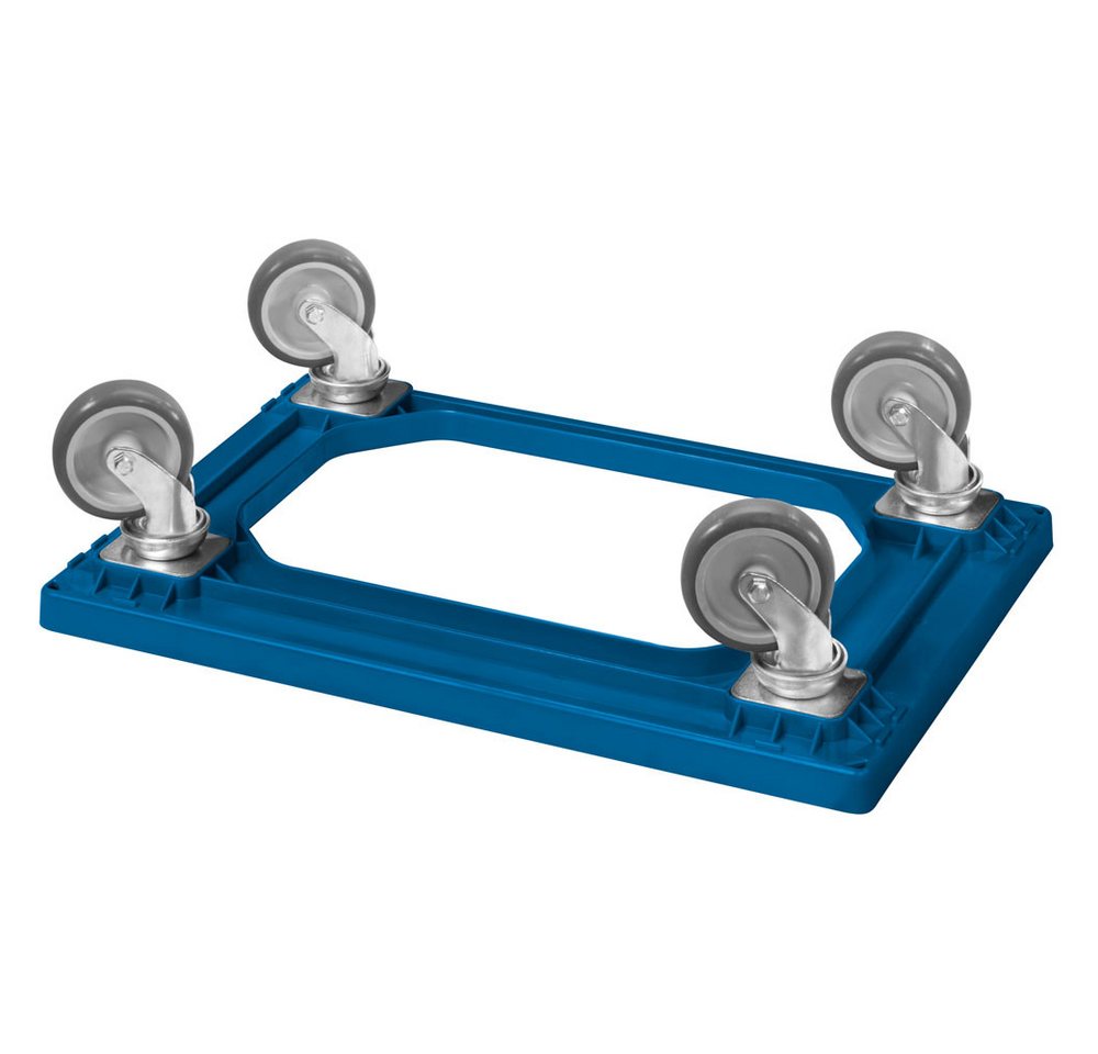 Logiplast Transportroller Transportroller – 4 Lenkrollen, passend für Eurobehälter 600×400 mm Bild 2
