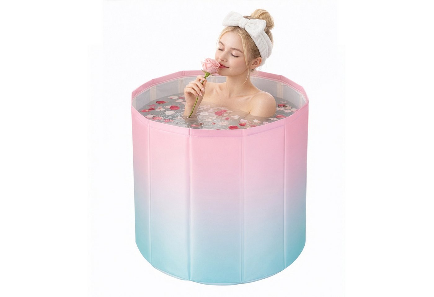 Youyijia Badewanne Faltbare Badewanne 66,5×70 cm Eisbadewanne tragbar Bild 5