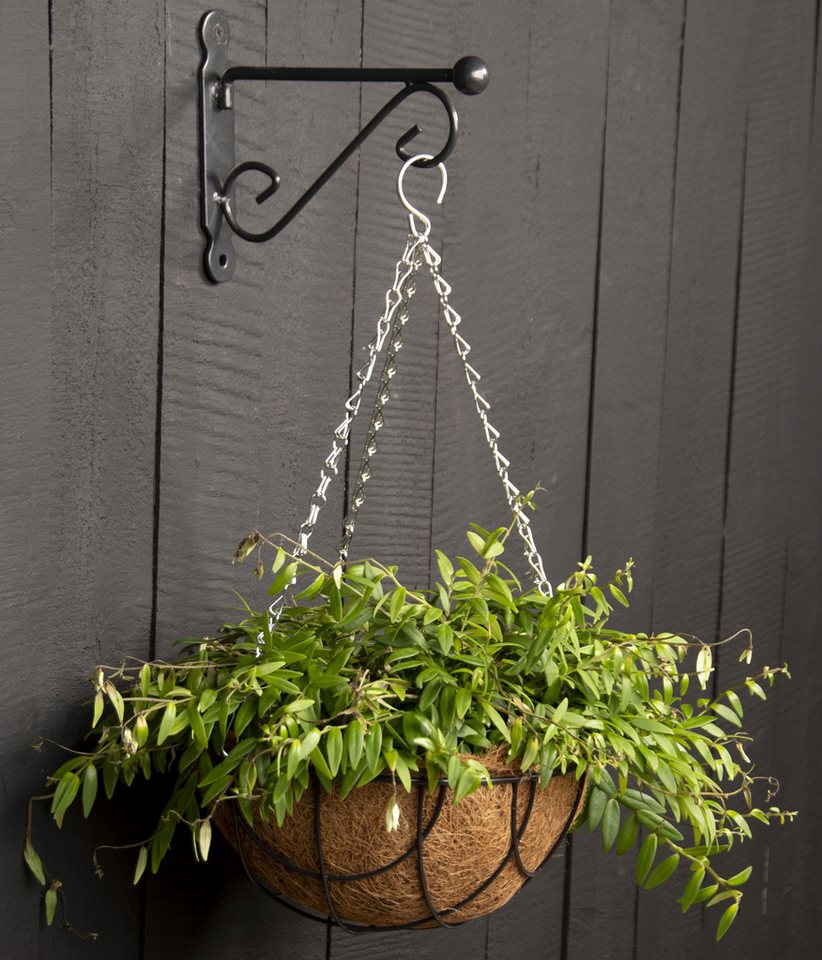 esschert design Übertopf Ersatzkette 37cm Blumenampel 3er Set Ampel Eisen Metallkette Korb