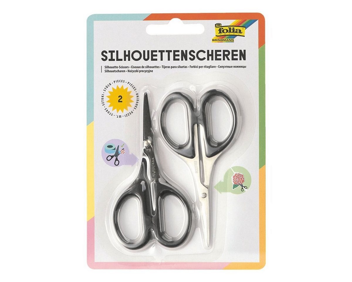 Folia Scheren-Set, (2-tlg), Silhouettenscheren