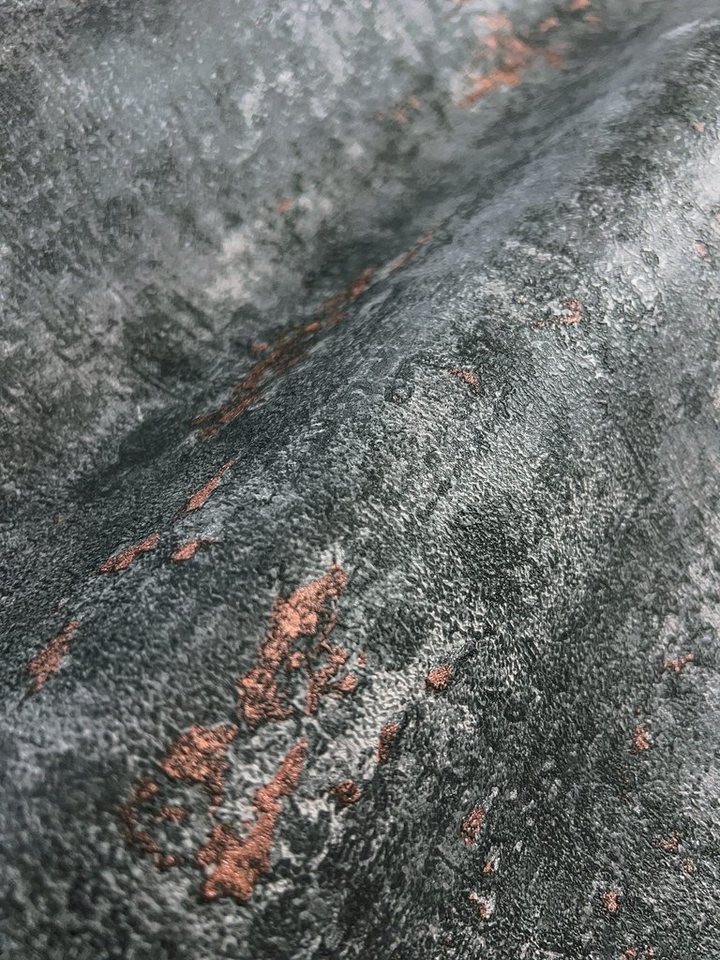 Newroom Vliestapete Fadis Musko Tapete Betontapete Beton,Putz,Lava, Grau Tapete Modern Beton - Betontapete Naturstein Anthrazit Kupfer Industrial Loft Putz Lava für Wohnzimmer Schlafzimmer Küche, Naturstein