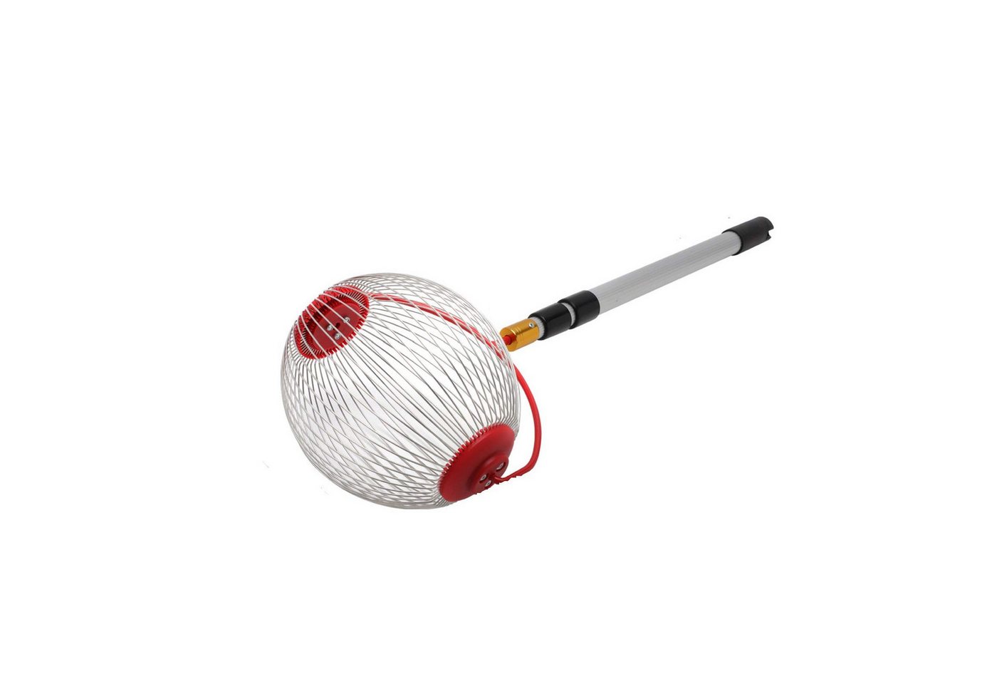 Youyijia Ballsammelröhre Obstsammler mit Verstellbarer Teleskopstange Rollsammler Nut Collector Bild 5