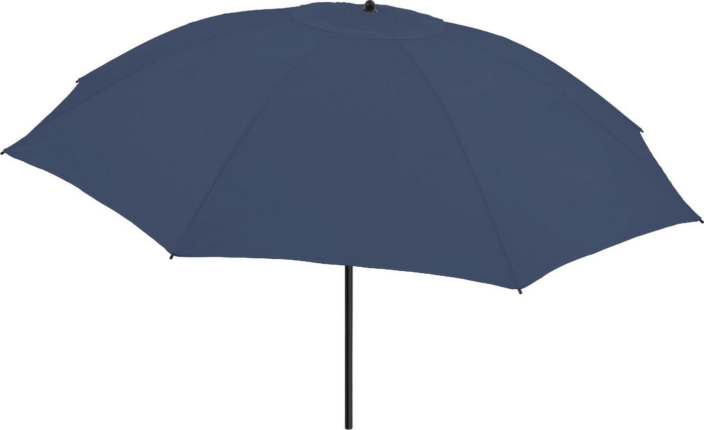 FARE Sonnenschirm XL, höhenverstellbar, Ø 235 cm, Titan-Finish, UPF 50+, knickbar, Ventilationsbezug, Fiberglas Bild 2
