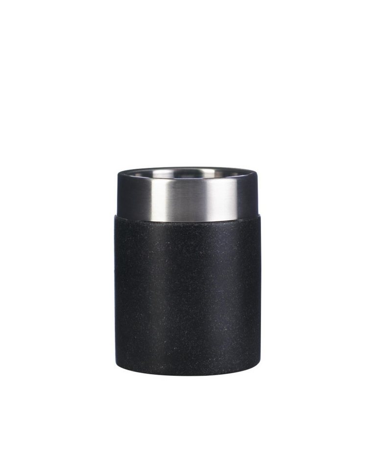 Ridder Badaccessoire-Set Aufbewahrungsbecher Stone schwarz Bild 2