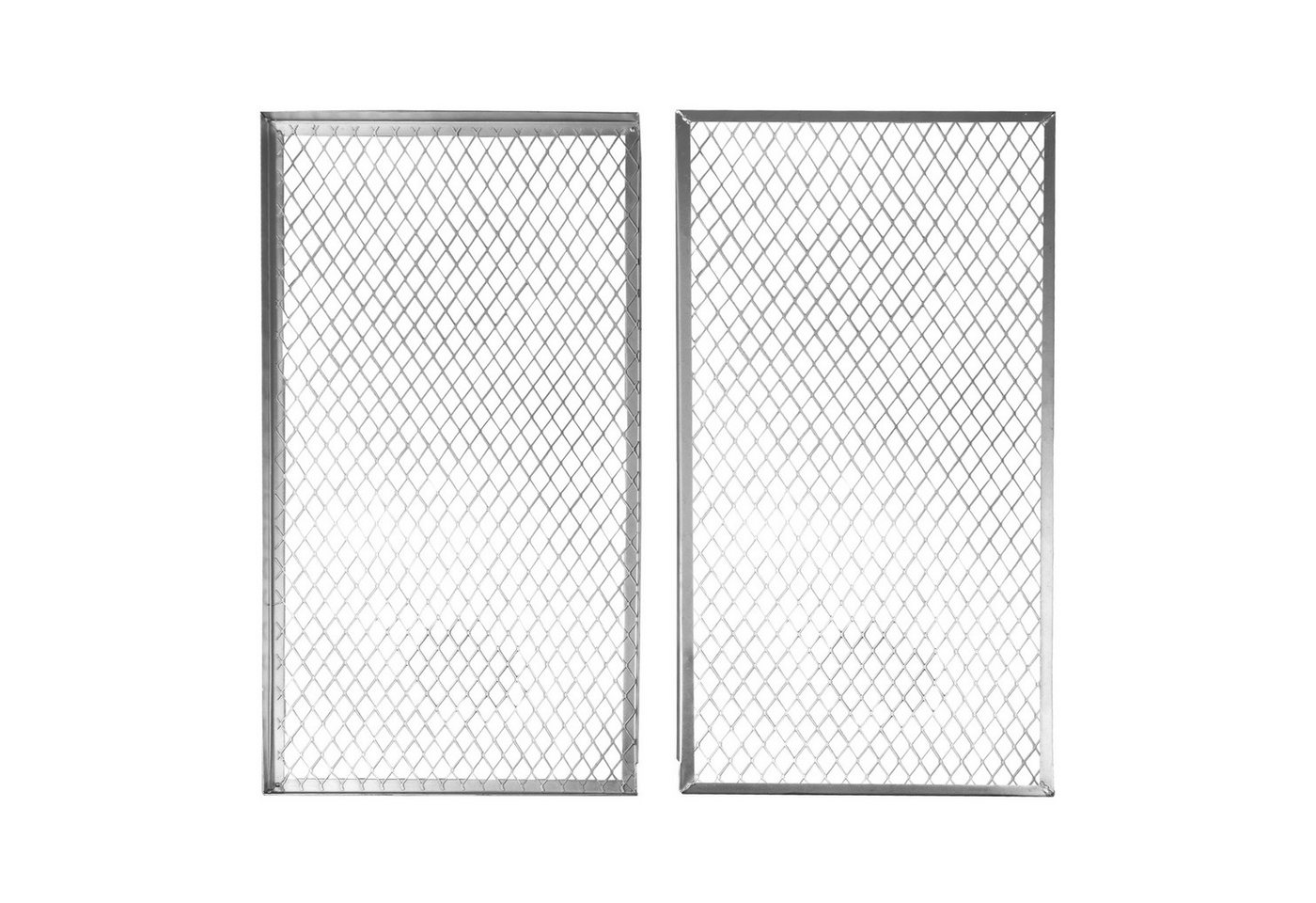 Lemodo Komposter Deckel silber 2er Set, Stahl verzinkt, BxTxH: 87x44x3 cm, (2 St), 2er Set verwendbar als Boden oder Deckel Bild 2