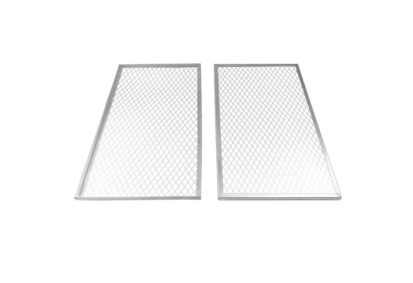 Lemodo Komposter Deckel silber 2er Set, Stahl verzinkt, BxTxH: 87x44x3 cm, (2 St), 2er Set verwendbar als Boden oder Deckel Bild 5