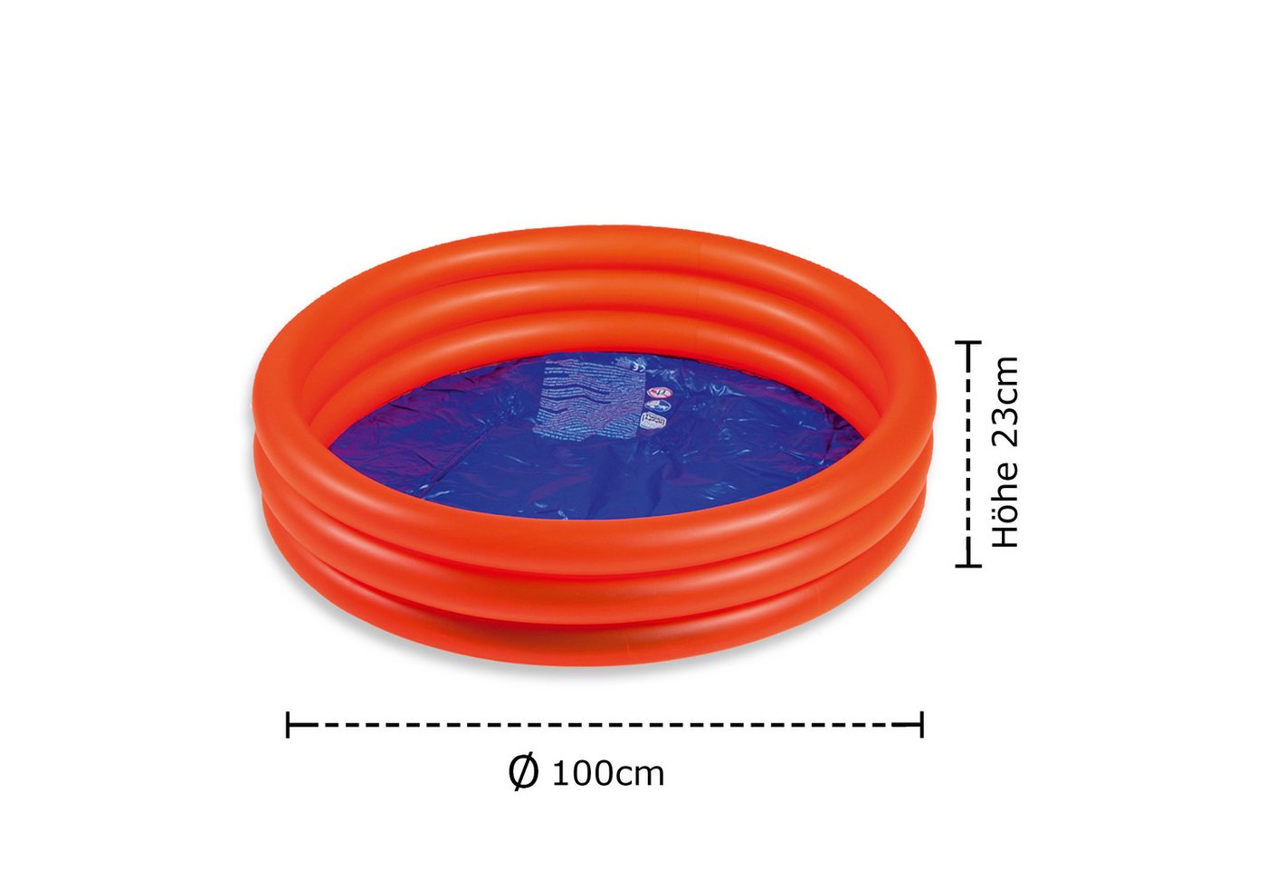 Smart-Planet Rundpool Baby Pool Mini Kinder Planschbecken 100 cm kleiner Baden für Babys