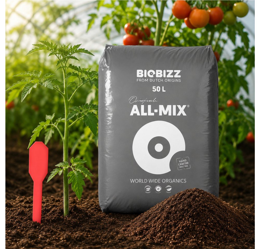 Biobizz Anzucht- und Kräutererde BioBizz All-Mix, vorgedüngt, organisch,50 Liter,hoher EC-Wert Bild 3